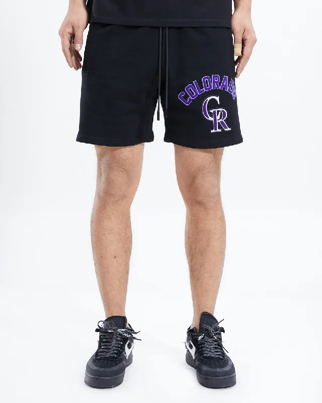 MLB COLORADO ROCKIES CLASSIC MEN'S SHORT (BLACK)