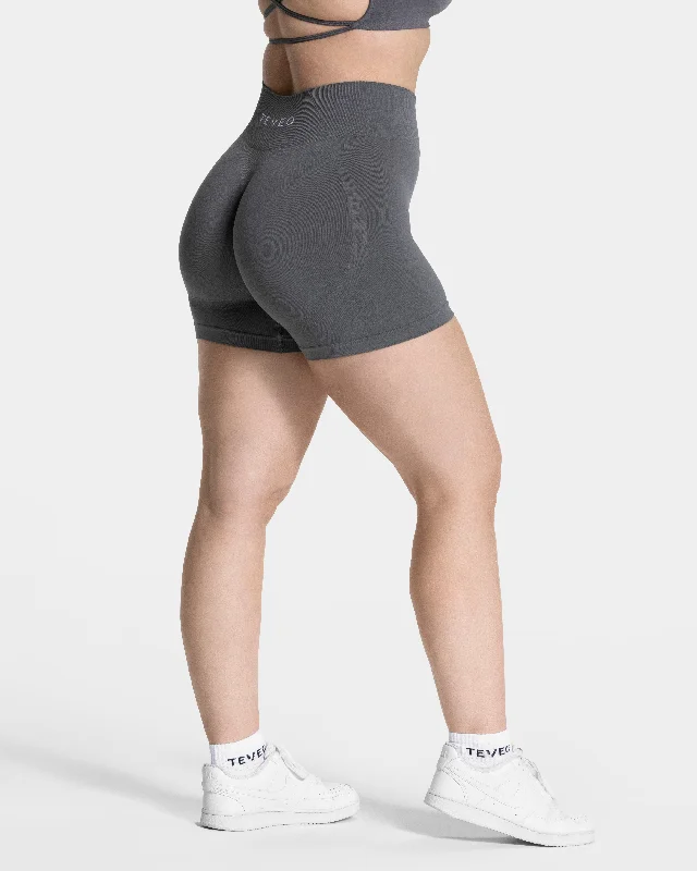 Pure Covert Scrunch Short "Graphit"