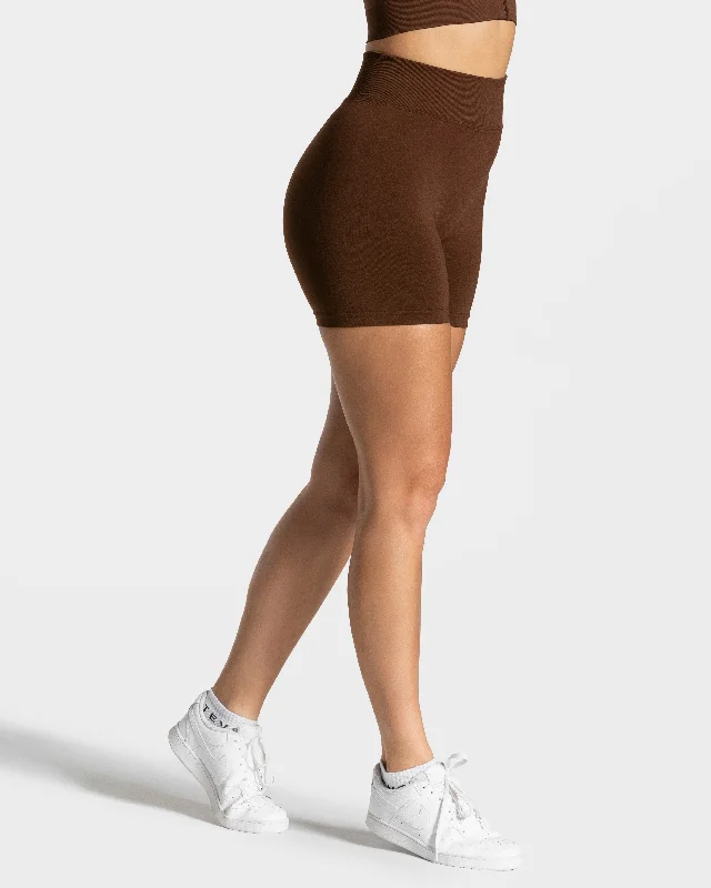 Statement Scrunch Short "Kaffee"