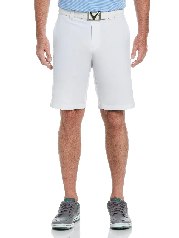 Mens Flat Front Stretch Golf Short