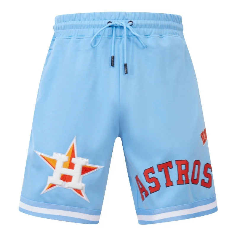 MLB HOUSTON ASTROS CLASSIC CHENILLE MEN'S SHORT (UNIVERSITY BLUE)