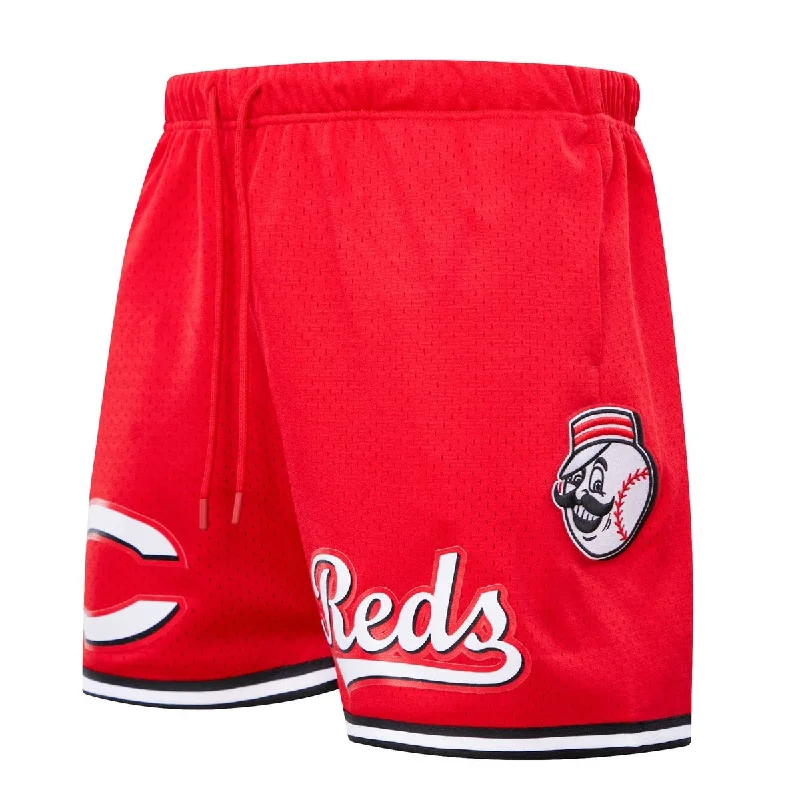 MLB CINCINNATI REDS MEN'S MESH SHORT (RED/BLACK)