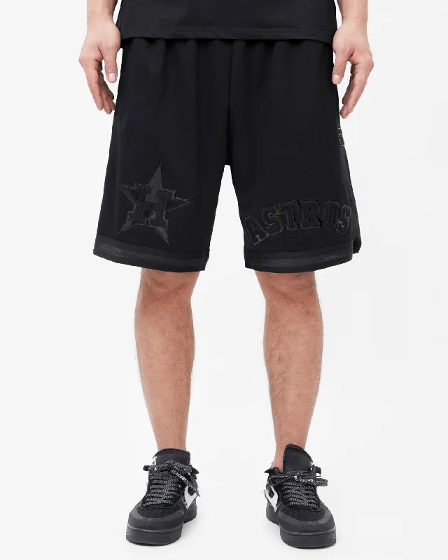 MLB HOUSTON ASTROS TRIPLE BLACK MEN'S SHORT (TRIPLE BLACK)