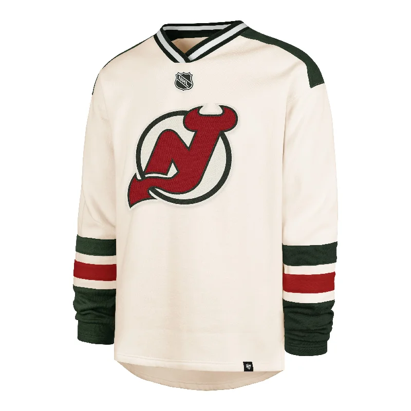 NEW JERSEY DEVILS VINTAGE BENCHMARK NETMINDER '47 PULLOVER