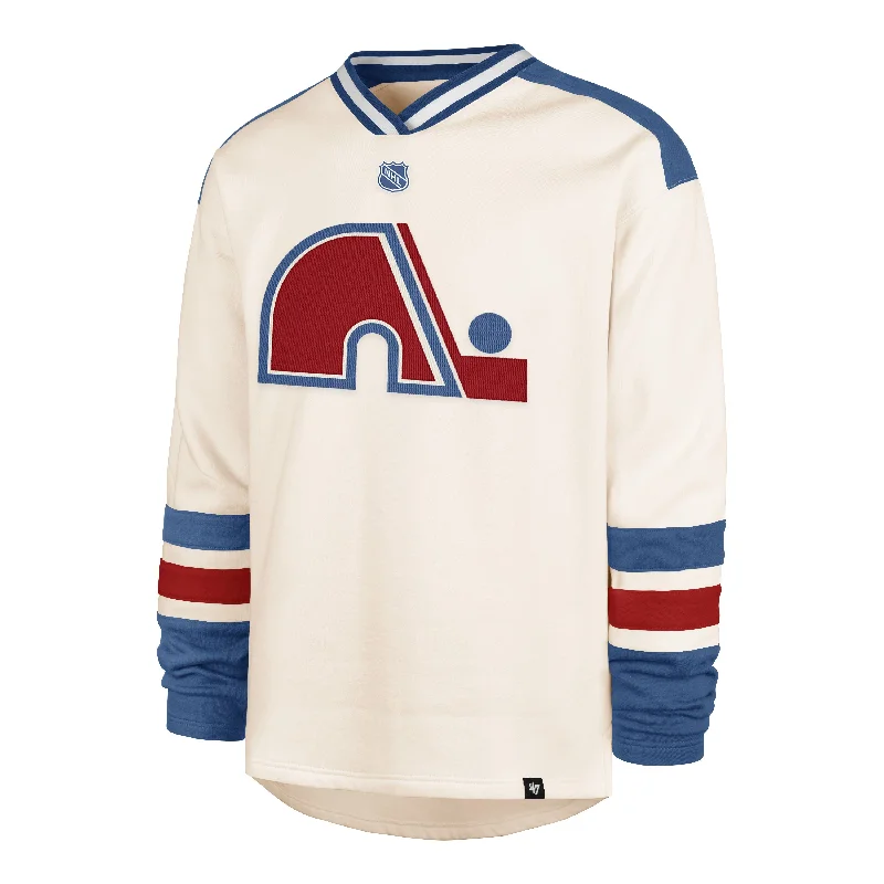 QUEBEC NORDIQUES VINTAGE BENCHMARK NETMINDER '47 PULLOVER