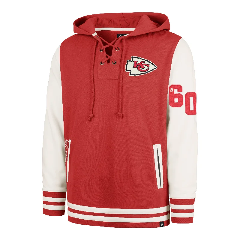 KANSAS CITY CHIEFS LETTERMAN FIELD LATERAL '47 LACER HOOD