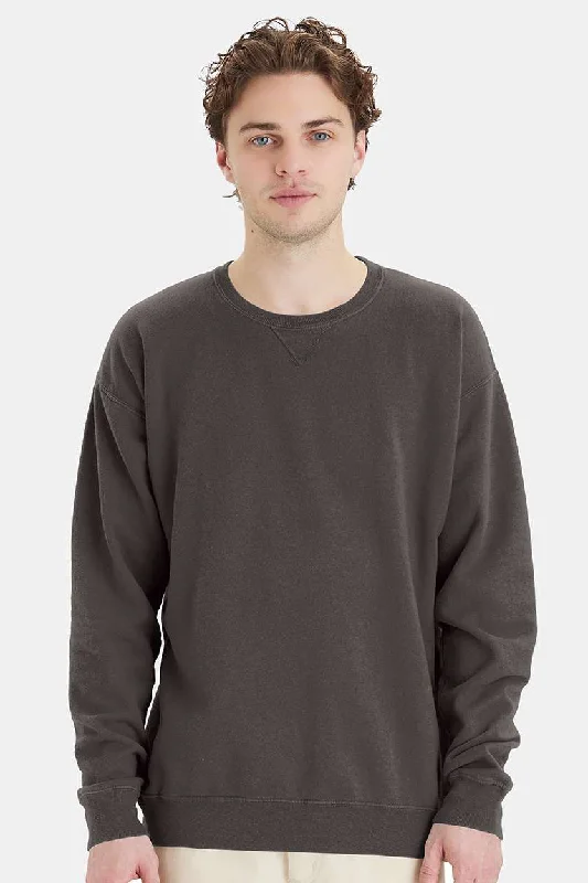 ComfortWash By Hanes Mens Crewneck Sweatshirt - Railroad Grey