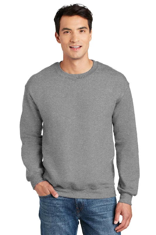 Gildan Mens DryBlend Moisture Wicking Fleece Crewneck Sweatshirt - Sport Grey