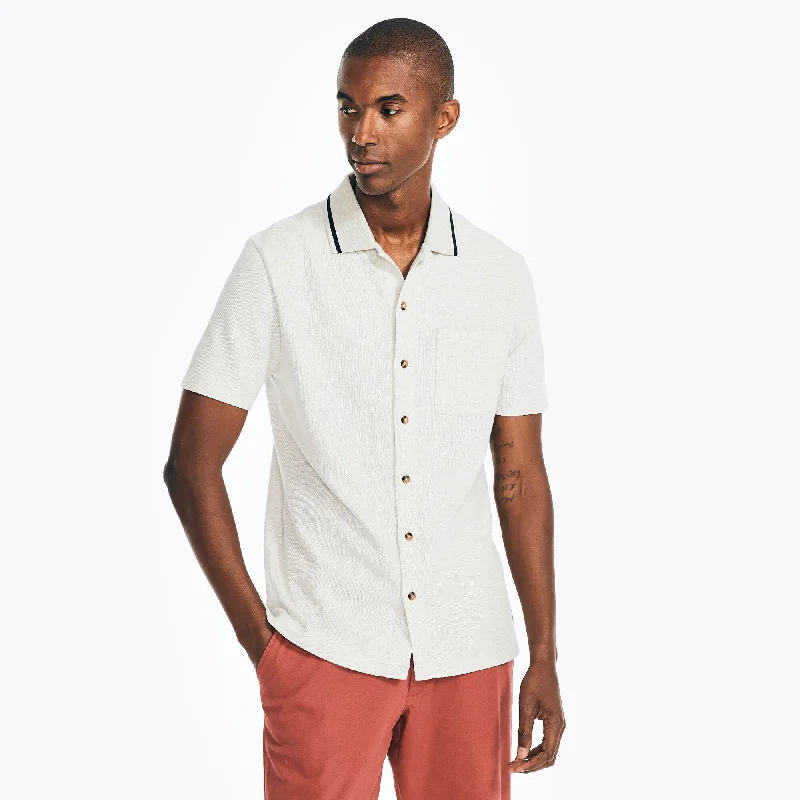 Nautica Mens Sustainably Crafted Pocket Shirt