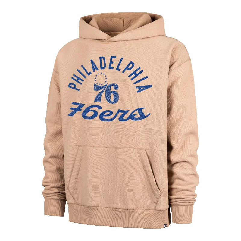 PHILADELPHIA 76ERS DUSTED BOWLINE '47 FOUNDATION RIVER HOODIE