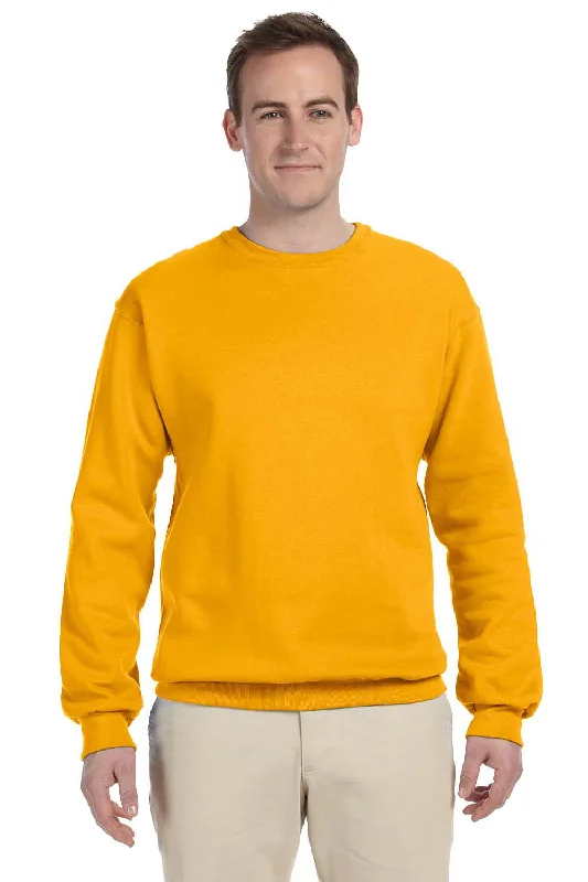 Jerzees Mens NuBlend Fleece Crewneck Sweatshirt - Gold