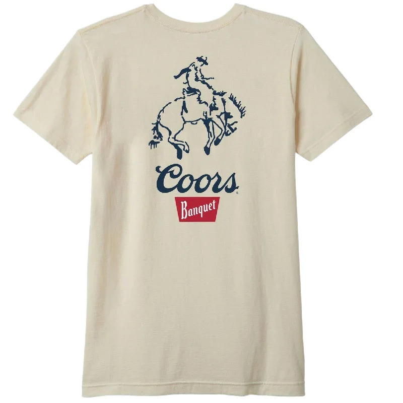 Brixton x Coors Colt T-Shirt - Natural