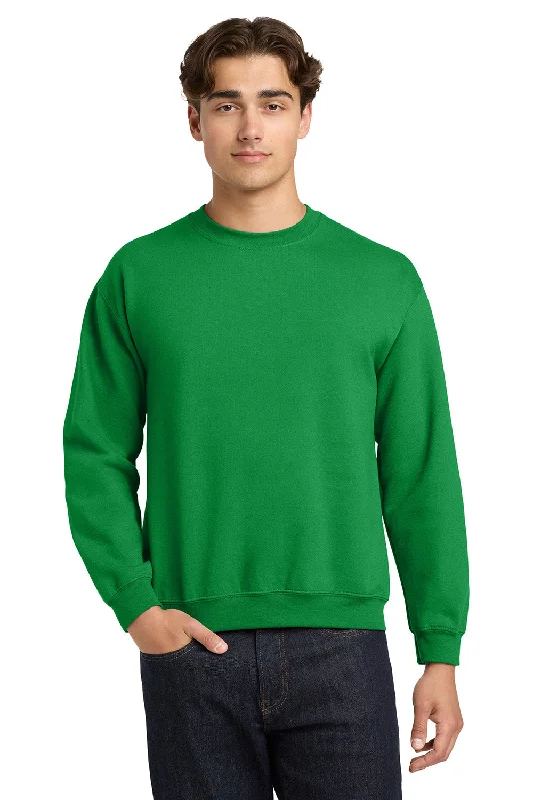 Gildan Mens Pill Resistant Fleece Crewneck Sweatshirt - Irish Green