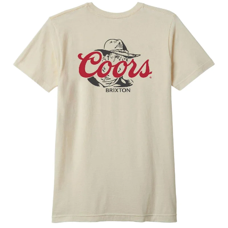 Brixton x Coors Wayne T-Shirt - Natural