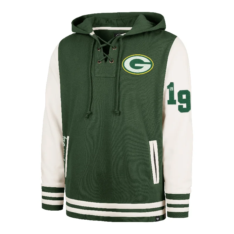 GREEN BAY PACKERS LETTERMAN FIELD LATERAL '47 LACER HOOD