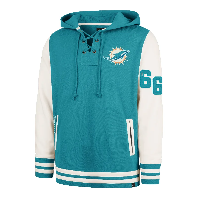 MIAMI DOLPHINS LETTERMAN FIELD LATERAL '47 LACER HOOD