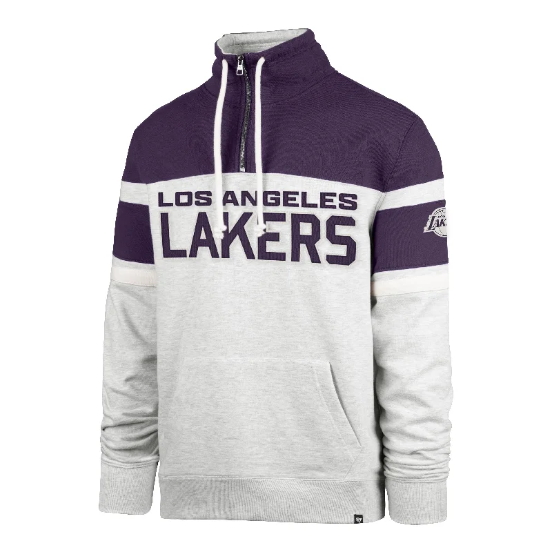 LOS ANGELES LAKERS ARENA AMP '47 BAY RIDGE 1/4 ZIP