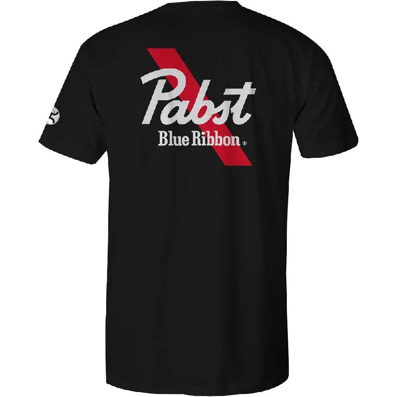 "Pabst Blue Ribbon" Black w/Red & White T-Shirt