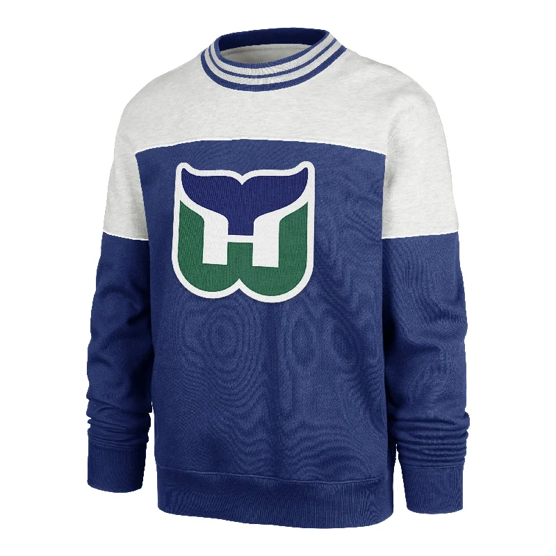 HARTFORD WHALERS VINTAGE SATIN LOCK '47 BRYSON CREW