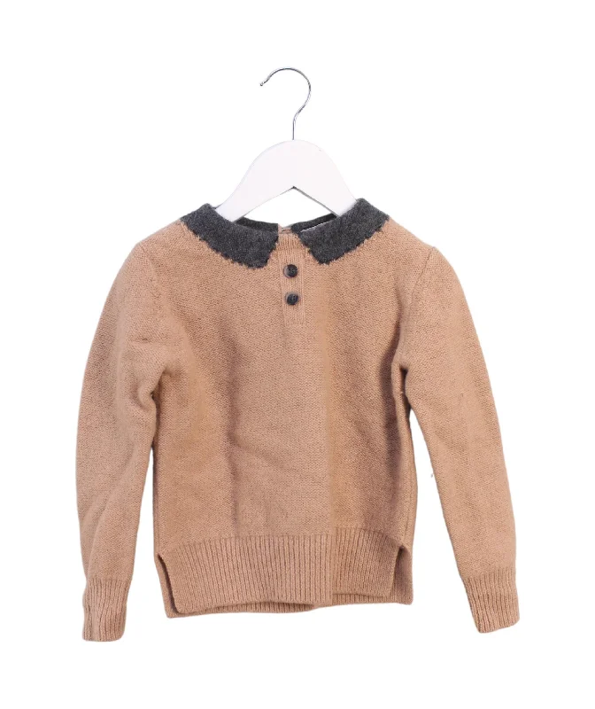 Bonpoint Knit Sweater 6T