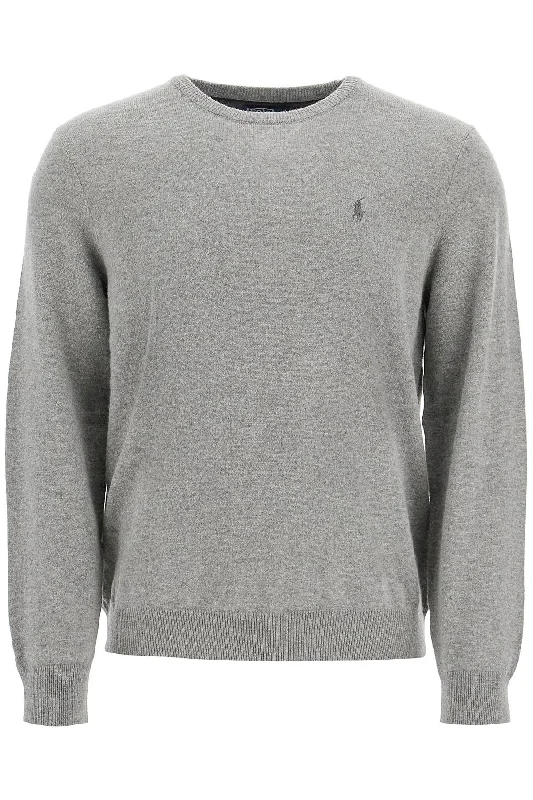 Polo Ralph Lauren Men's Wool Pullover With Pony Embroidery