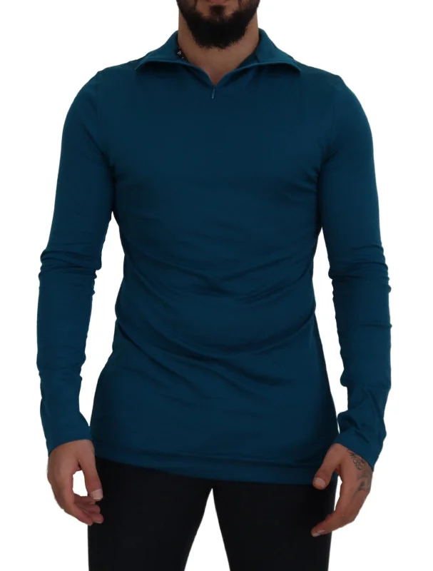 Dolce & Gabbana Elegant Cotton Pullover Men's Sweater