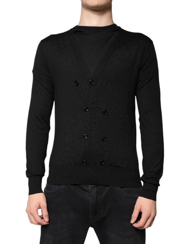 Dolce & Gabbana Cashmere Button Down Cardigan Men's Sweater