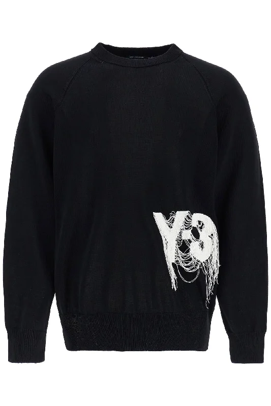 Y-3 Men's Recycled Polyester Sweater With Embroide Logo