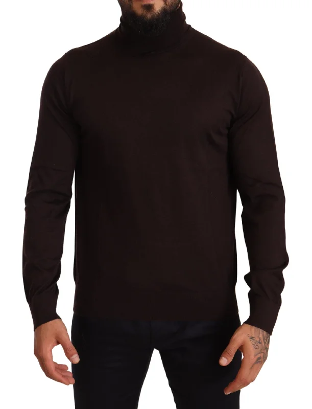 Dolce & Gabbana Elegant Cashmere Turtleneck Men's Sweater